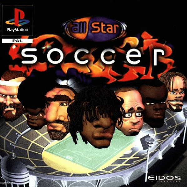 All-Star Soccer box art for Playstation